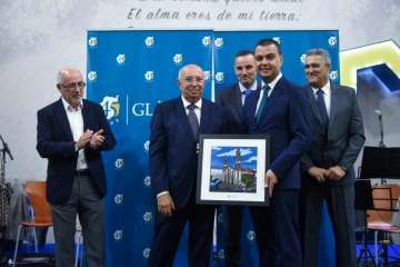 La fiesta aniversario de Global se celebró este miércoles en el Cabildo grancanario (Foto TA)
